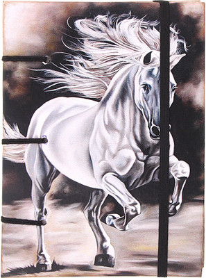 Craft Play A5 Diary(Running Horse Special Binding, Black)