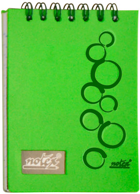 Notex A7 Memo Pad(EXECUTIVE POCKET PAD, Green, Pack of 4)