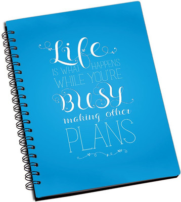 Rangeele Inkers A5 Notebook(Life Is What, Multicolor)