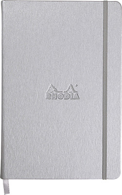 Rhodia A5 Notebook(Boutique Silver - A5 - 210 mm x 148 mm, Silver)