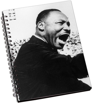 Rangeele Inkers A5 Notebook(Nartin luther king Speech, Multicolor)