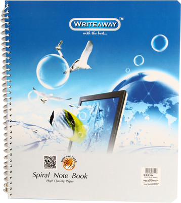 Writeaway A4 Writing Pad(Notebook Spiral No.5 (40-Sheets) (Pages 80) Ruled (Pack of 15), Multicolor, Pack of 15)
Writeaway A4 Writing Pad(Notebook Spiral No.5 (40-Sheets) (Pages 80) Ruled (Pack of 15), Multicolor, Pack of 15)