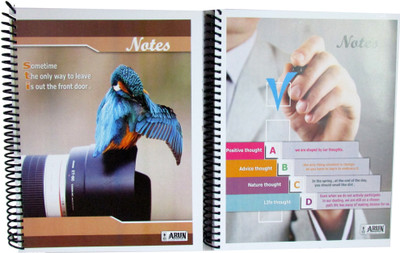 Gathbandhan A4 Notebook(Notes, Multicolor, Pack of 2)