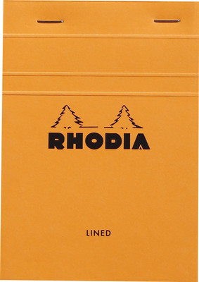 Rhodia A6 Note Pad(Basics Orange - No. 13 - A6 - 148 mm x 105 mm, Orange)
Rhodia A6 Note Pad(Basics Orange - No. 13 - A6 - 148 mm x 105 mm, Orange)