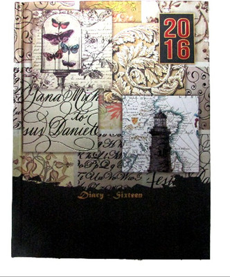 Gathbandhan Regular Diary(2016, Marhoon, Brown), Brown;marhoon