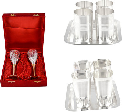 G S Museum Pack of 12 Dinner Set(Silver Plated)