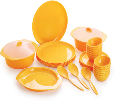 Cello Ware Round Pack of 32 Dinner Set(Plastic)