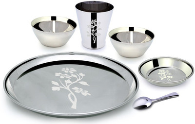 Mirror Elegante 36 Pcs Deluxe Dinner Set (Design Theme: Elegante) (Plate Size:12.40") Pack of 36 Dinner Set(Stainless Steel)
Mirror Elegante 36 Pcs Deluxe Dinner Set (Design Theme: Elegante) (Plate Size:12.40") Pack of 36 Dinner Set(Stainless Steel)