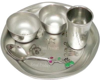 Make My Ritual Pack of 5 Dinner Set(Stainless Steel)
