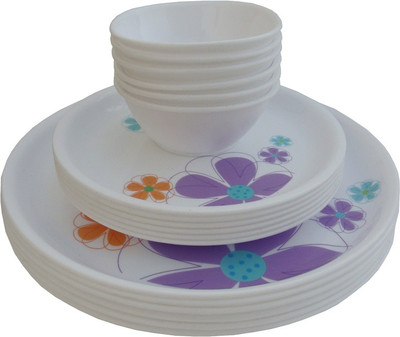 Incrizma Pack of 18 Dinner Set(PP (Polypropylene))