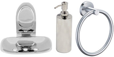 FLICKER GLOSSY Steel Bathroom Set
