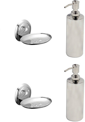 FLICKER GLOSSY Stainless Steel Bathroom Set