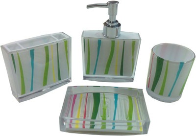 Arow Plastic Bathroom Set(Pack of 4)
