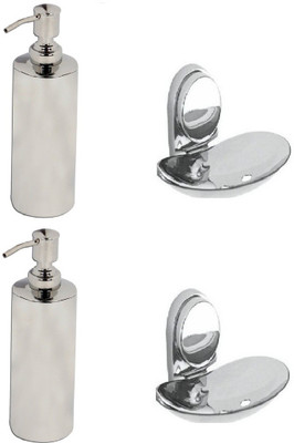 FLICKER GLOSSY Stainless Steel Bathroom Set