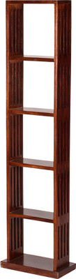 Induscraft Solid Wood Display Unit(Finish Color - Brown)