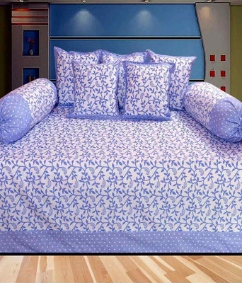 Shivkirpa Cotton Floral Diwan Set