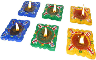 Creative Colorful Designer Deepak Terracotta (Pack of 6) Table Diya Set(Height: 2 inch)
Creative Colorful Designer Deepak Terracotta (Pack of 6) Table Diya Set(Height: 2 inch)