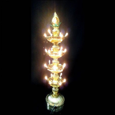 A To Z Traders Electric Golden 4 Layer LED Diya Deepak with Ganesh Ji on Top Plastic Table Diya(Height: 10 inch)
A To Z Traders Electric Golden 4 Layer LED Diya Deepak with Ganesh Ji on Top Plastic Table Diya(Height: 10 inch)