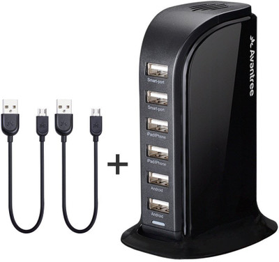 Avantree PowerTower -Multi Device USB Charger with High Capacity (40w), Smart Desktop Fast Charger, Iphone Charger, Samsung Charger (Micro USB Cable Incl.) (Black) Dock(Black)
Avantree PowerTower -Multi Device USB Charger with High Capacity (40w), Smart Desktop Fast Charger, Iphone Charger, Samsung Charger (Micro USB Cable Incl.) (Black) Dock(Black)
