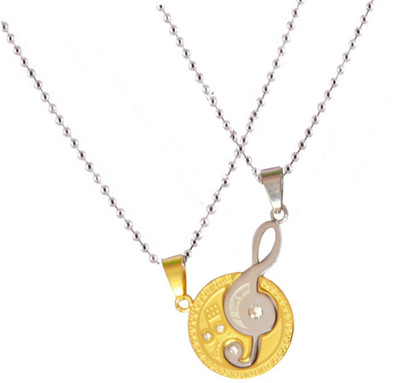 Men Style New Love Couple His and Hers Necklace for Lovers Moon Music Note Engraved Gold, Silver Dog Tag
Men Style New Love Couple His and Hers Necklace for Lovers Moon Music Note Engraved Gold, Silver Dog Tag