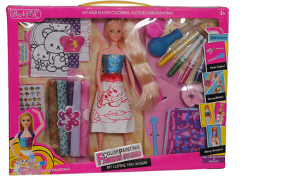 Tabu Barbie Colour Painting Fashion(Pink)