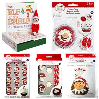 The Elf on the Shelf : A Christmas Tradition, Cupcake Combo, Icing Decorations, Cocoa Trimming Kit, and Party Bags(Multicolor)
The Elf on the Shelf : A Christmas Tradition, Cupcake Combo, Icing Decorations, Cocoa Trimming Kit, and Party Bags(Multicolor)