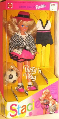 Mattel Barbie Party 'N Play Stacie Littlest Sister Of Barbie (1992)(Multicolor)