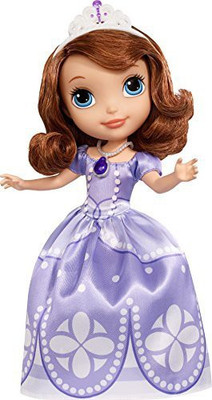 Mattel Disney Sofia the First 9-Inch Princess Sofia Doll(Multicolor)