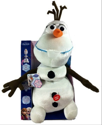 Frozen Disney Pull Apart and Talkin Olaf Doll(Multicolor)