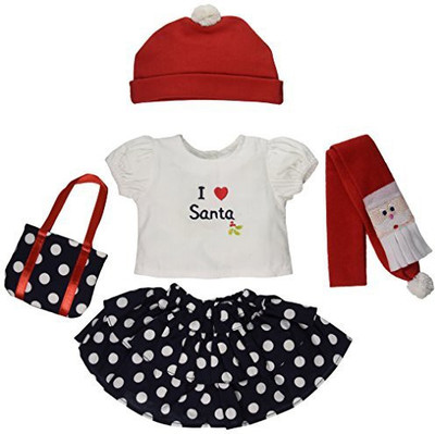 Unique Doll Clothing Clothes Five Piece Santa Ruffled Skirt Outfit For 18"(Multicolor)
Unique Doll Clothing Clothes Five Piece Santa Ruffled Skirt Outfit For 18"(Multicolor)