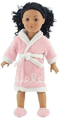 Emily Rose Doll Clothes 18 Inch Clothes/Clothing Fits American Girl Chenille Robe(Pink)
Emily Rose Doll Clothes 18 Inch Clothes/Clothing Fits American Girl Chenille Robe(Pink)