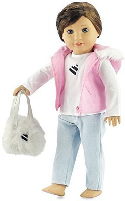 Emily Rose Doll Clothes 18 Inch Clothes Pink Puffy Jacket Outfit Clothing(Multicolor)
Emily Rose Doll Clothes 18 Inch Clothes Pink Puffy Jacket Outfit Clothing(Multicolor)