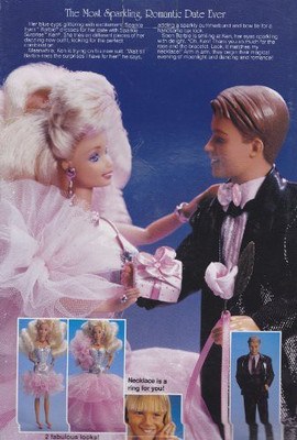 Mattel 1991 Sparkle Eyes Barbie 2482 Prettiest Barbie Ever(Multicolor)