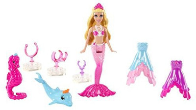 Barbie The Pearl Princess Small And Fashions Giftset(Multicolor)