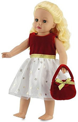 Emily Rose Doll Clothes 18 Inch Doll Clothes/clothing Fits American Girl - Winter Holiday Snowflake Outfit Includes 18" Dolls Purse Accessories(Multicolor)
Emily Rose Doll Clothes 18 Inch Doll Clothes/clothing Fits American Girl - Winter Holiday Snowflake Outfit Includes 18" Dolls Purse Accessories(Multicolor)