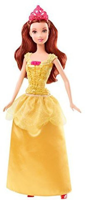 Mattel Disney Sparkling Princess Belle(Gold)