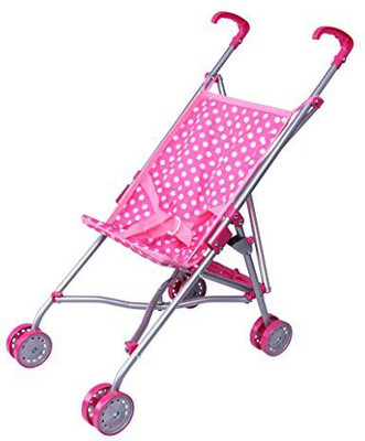 Precious toys Pink and White Polka Dots Umbrella Doll Stroller with Hot Pink Handles and Silver Frame - 0128B(Multicolor)
Precious toys Pink and White Polka Dots Umbrella Doll Stroller with Hot Pink Handles and Silver Frame - 0128B(Multicolor)