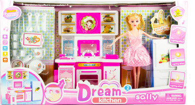 Planet Toys Dream Kitchen Sally(Pink)