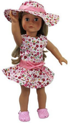 Dress Along Dolly Clothes For American Girl3 Piece Flower Sun Dress Outfit(Multicolor)
Dress Along Dolly Clothes For American Girl3 Piece Flower Sun Dress Outfit(Multicolor)