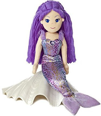 Aurora World Sea Sparkles Mermaid Daphne 17" Tall(Purple)