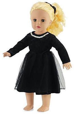 Emily Rose Doll Clothes 18 Inch Clothes/Clothing Fits American Girl Black Velvet(Black)
Emily Rose Doll Clothes 18 Inch Clothes/Clothing Fits American Girl Black Velvet(Black)