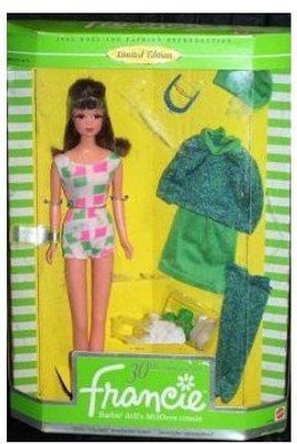 Mattel 30Th Anniversary Franciebarbies Modern Cousin(Multicolor)