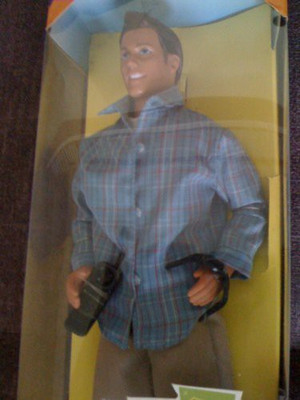Barbie Cool Lookin Ken Rare Cell Phonetan Slacks Blue Plaid Shirt(Multicolor)