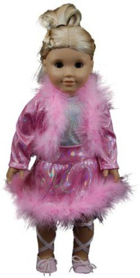 The Queen's Treasures Skating Dance Set Pink Boa Trim Jacket And Skirt Fits 18"(Pink)
The Queen's Treasures Skating Dance Set Pink Boa Trim Jacket And Skirt Fits 18"(Pink)