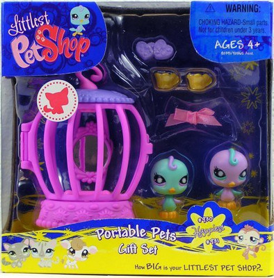 Hasbro Littlest Pet Shop Happiest 930 Blue Canary And 931 Purple Canary Portable Gift Set(Multicolor)
Hasbro Littlest Pet Shop Happiest 930 Blue Canary And 931 Purple Canary Portable Gift Set(Multicolor)