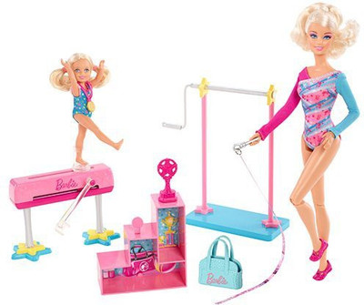 Barbie I Can Be Gymnastics Teacher Playset(Multicolor)