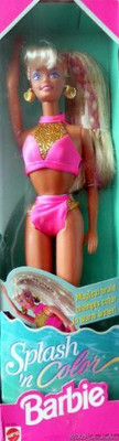 Barbie Plash N Color Magic Splash(Pink)