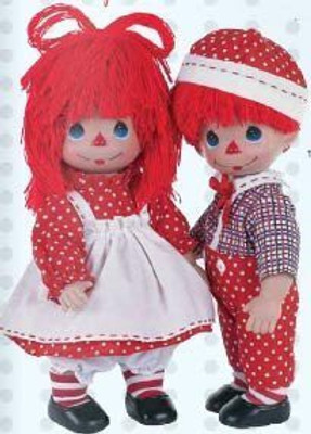 The Doll Maker Pretty In Polka Dots Ba Raggedy Ann12"(Multicolor)