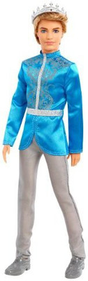Barbie Mattel Prince Blue Jacket Grey Trousers(Multicolor)