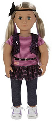 Our Generation Deluxe Poseable Layla Doll with Musical Accessories, 2 Performance-Worthy Outfits, and Storybook(Multicolor)
Our Generation Deluxe Poseable Layla Doll with Musical Accessories, 2 Performance-Worthy Outfits, and Storybook(Multicolor)